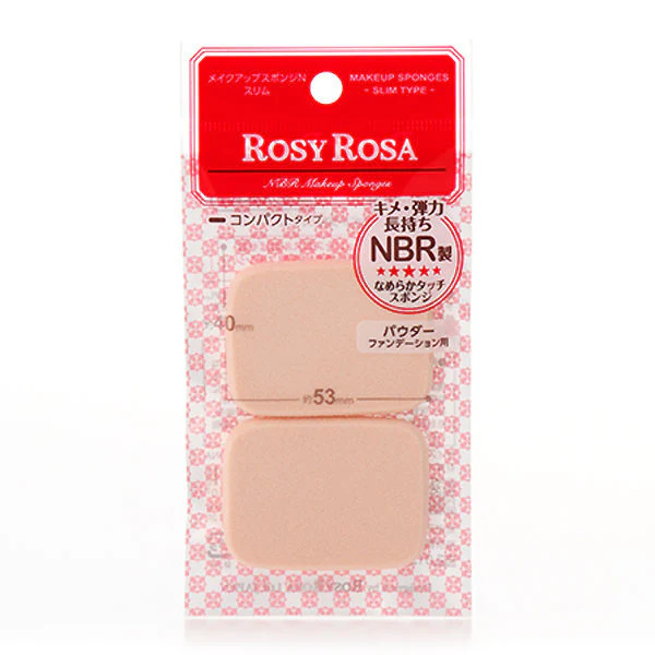 【ROSY ROSA】柔彈系粉餅粉撲(薄型)2入