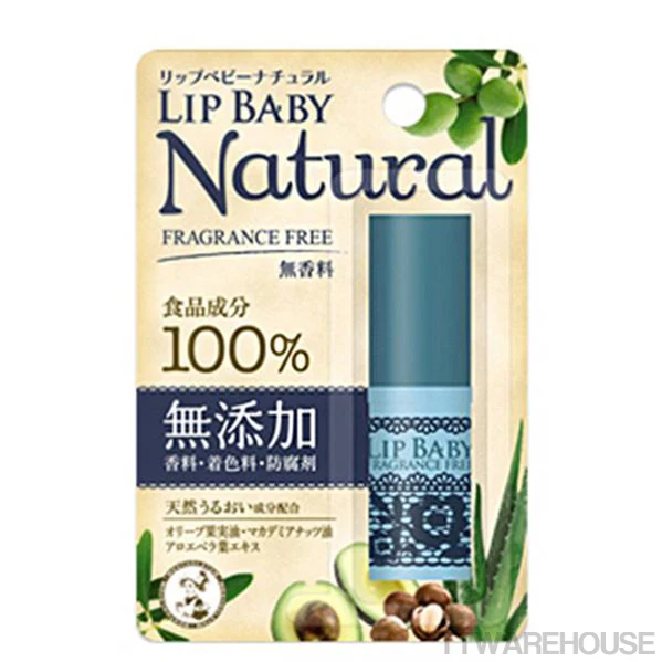 【曼秀雷敦】Lip Baby純天然潤唇膏(無香料)4g