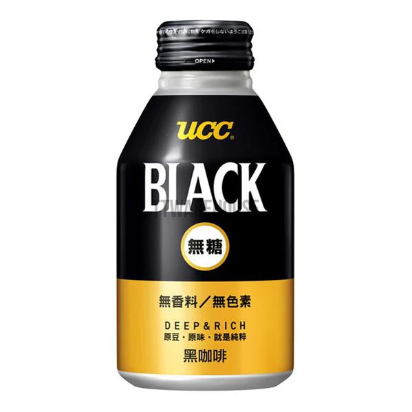 【UCC】無糖咖啡飲料275g