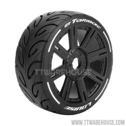 (4PCS) NEW LOUISE L-T3285VB RC 1/8 GT Tarmac Belted Toy Car Tires Tyres Wheels