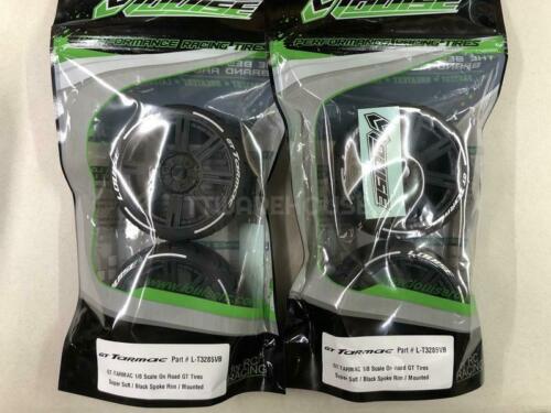 (4PCS) NEW LOUISE L-T3285VB RC 1/8 GT Tarmac Belted Toy Car Tires Tyres Wheels - Image 3
