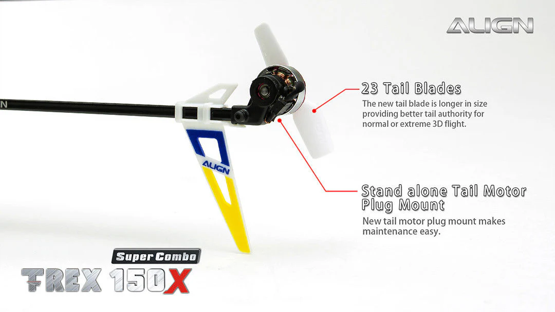 ALIGN RH15E04XW T-REX 150X Super Combo Electric Helicopter - Image 2