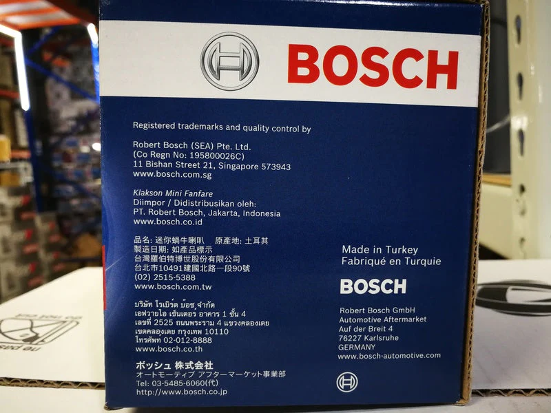 BOSCH EC6 Compact Plus Two-Tone Fanfare Horns 12V 400/500HZ 110DB - Image 4