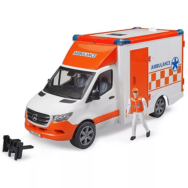 德國BRUDER MB 救護車與司機
