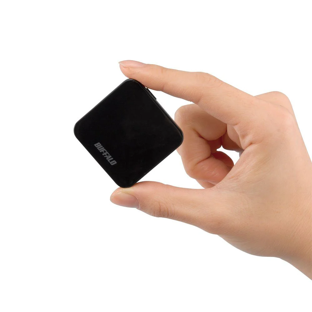 BUFFALO AirStation AC433 Dual Band Wireless Travel Router (WMR-433-BK) - Image 2