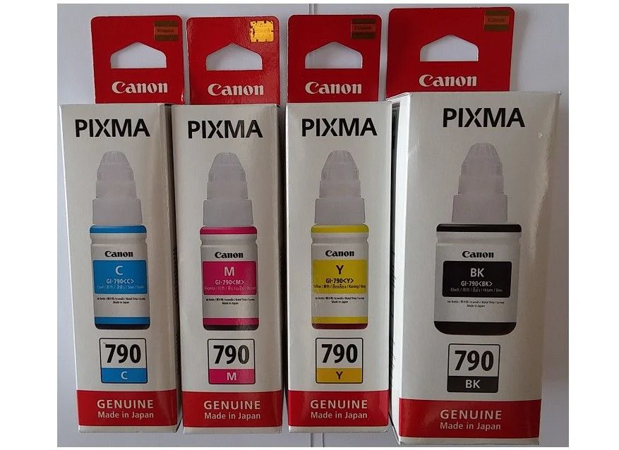 CANON GI-790 4 Color Set Genuine Official Ink Bottel G1000 G2000 G3000 G4000 - Image 2