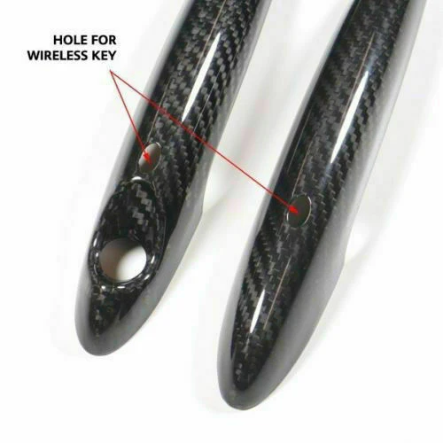Carbon Fiber Door Handle Cover w/Comfort for MINI COOPER R55/R56/R57/R60 01-14 - Image 3