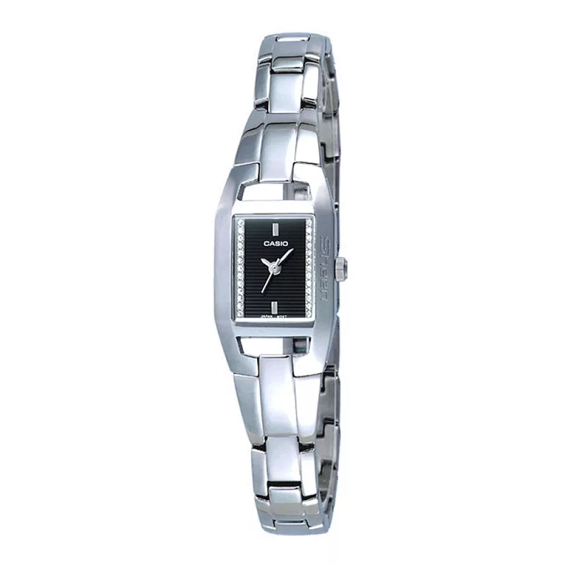 CASIO SHEEN系列 甜美氣質腕錶-黑