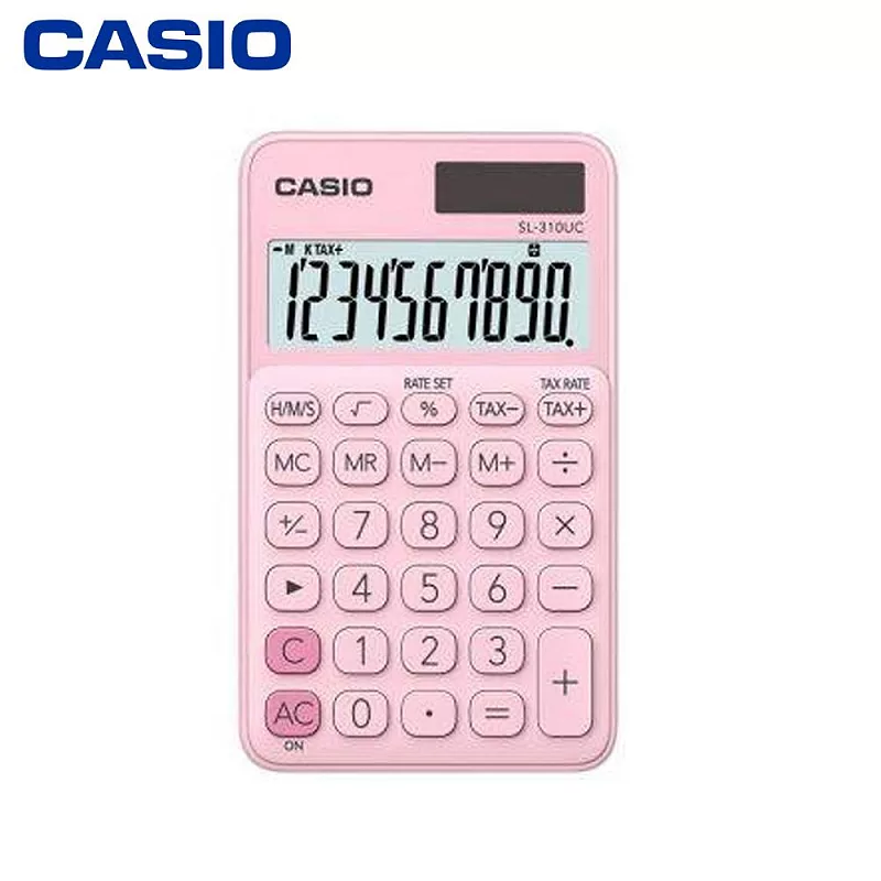 CASIO 馬卡龍計算機 SL-310UC 粉