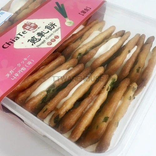 CHIATE TAIWAN Nougat (Green Onion) CHIA TE 佳德 蔥軋餅 (18Pcs/Box) - Image 3