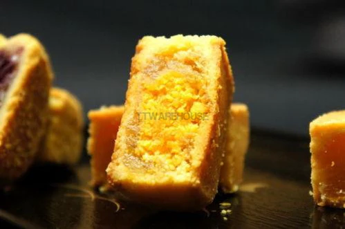 CHIATE TAIWAN Pineapple & Egg Yolk Pastry Cake (12 PCS/BOX) 佳德 鳳黃酥 (12個/盒) - Image 2