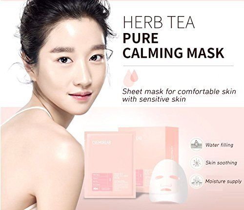 Cremorlab Herb Tea Pure Calming Mask Sheet (25g x 10 PCS) - Image 3