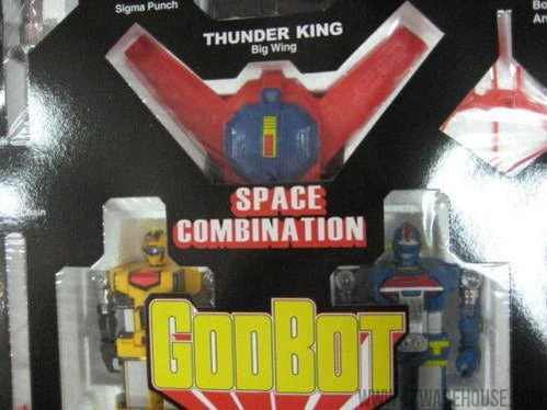 GODBOT SPACE COMBINATION Taiwan Version 1980 Chogokin Die-Cast Metal Robot COMPLETE SET - Image 5