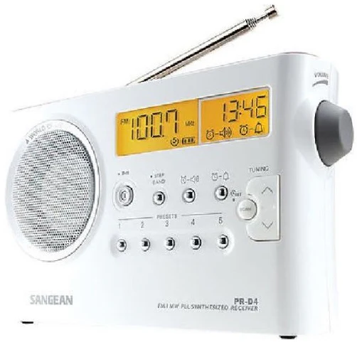 SANGEAN PR-D4P Digital AM/FM Portable Radio Receiver 110V AC
