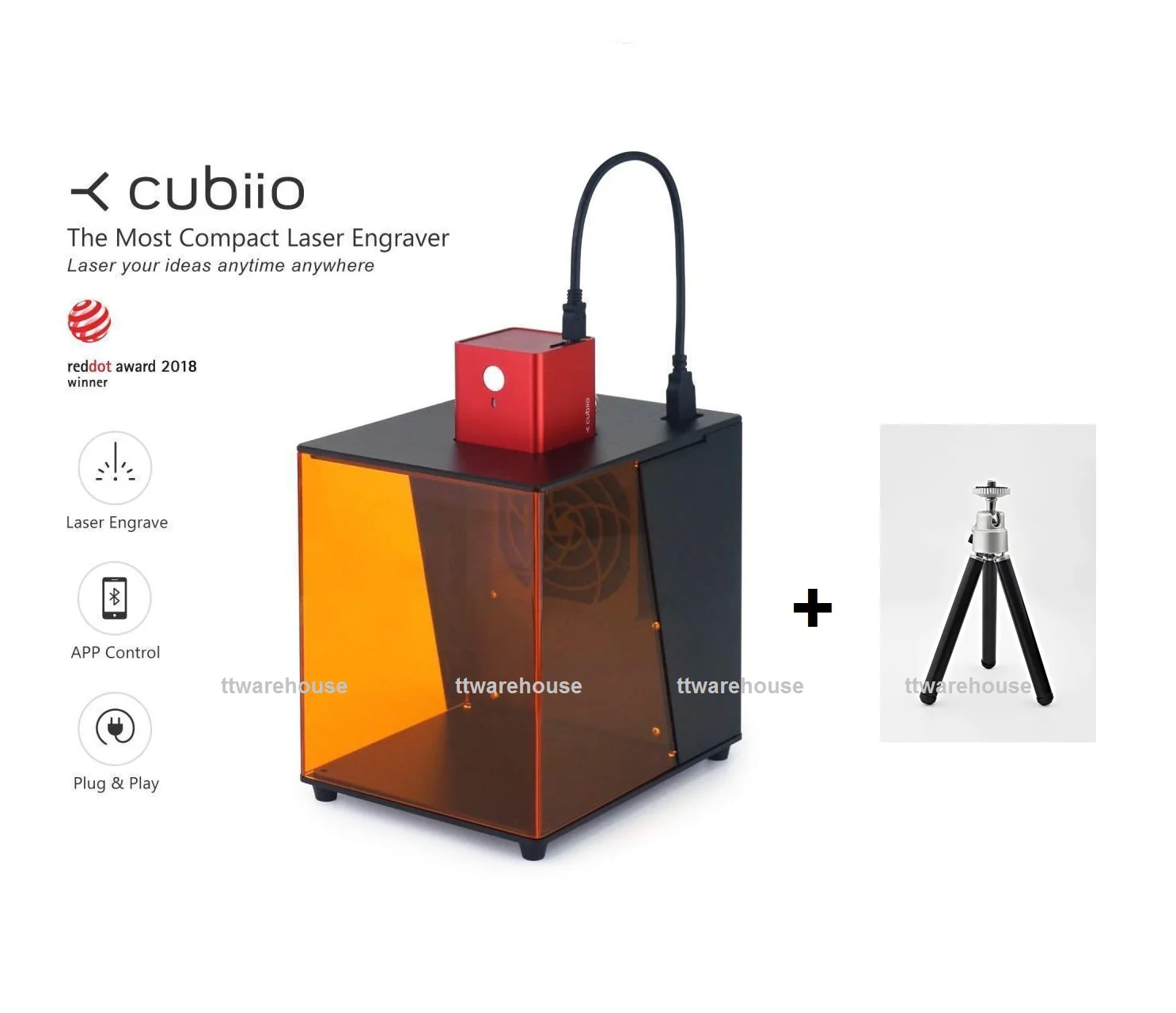 Cubiio (Suite) Automatic Small Household DIY Mini Laser Engraving Machine - Image 10