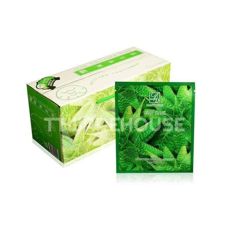 DAINTY Design ALOE Mask Sachets In Box DANITY (100 Sheets in Box)