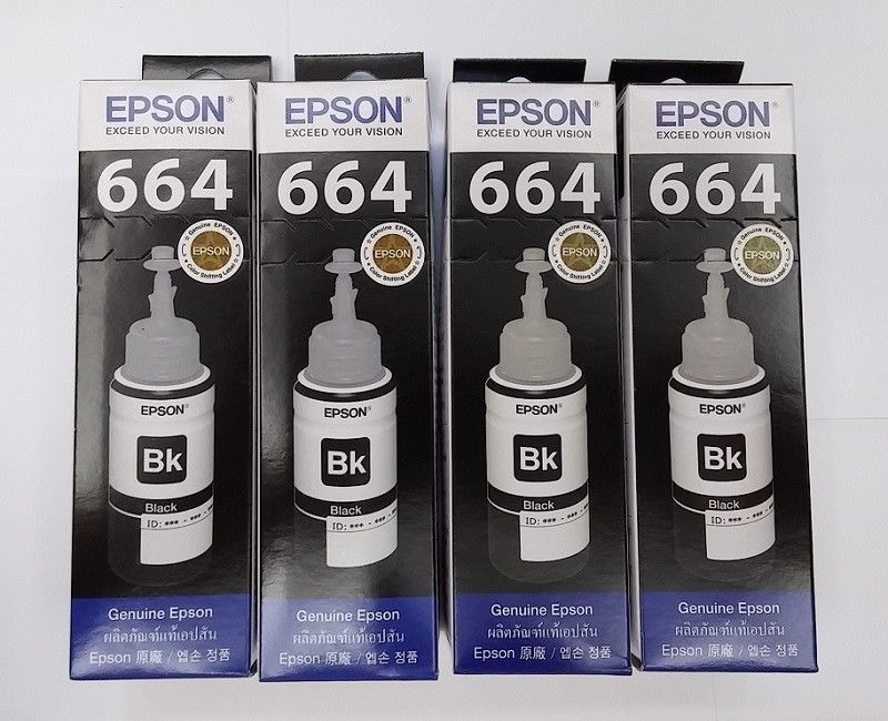 EPSON ORIGINAL T6641 70ml Ink for L120/L300/L350/L365/L550/L555 (Black) - Image 3