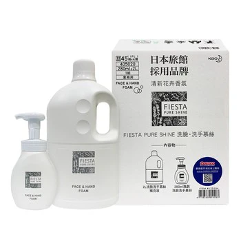 Fiesta Pure Shine Face & Hand Foam 280ML + 2L Refill