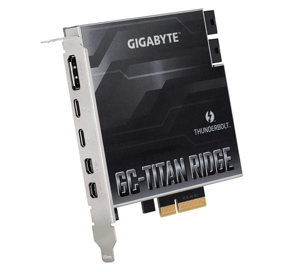 GIGABYTE GC-TITAN RIDGE Rev 1.0 Thunderbolt 3 Certified PCI-E Expansion Card - Image 3