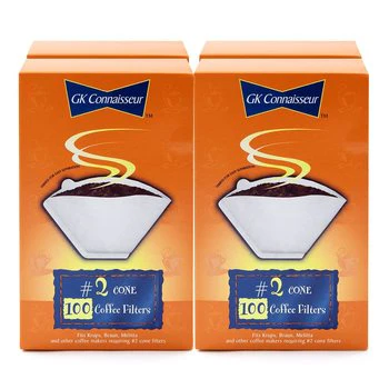 GK Connaisseur #2 Cone Coffee Filter 100 Sheet X 4 Count