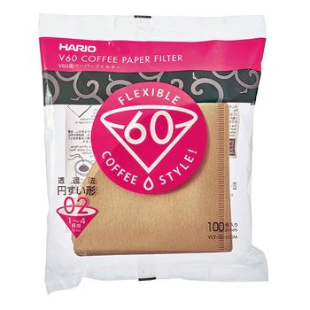 Hario V60 Paper Filter 02M 100 Sheet X 10 Count