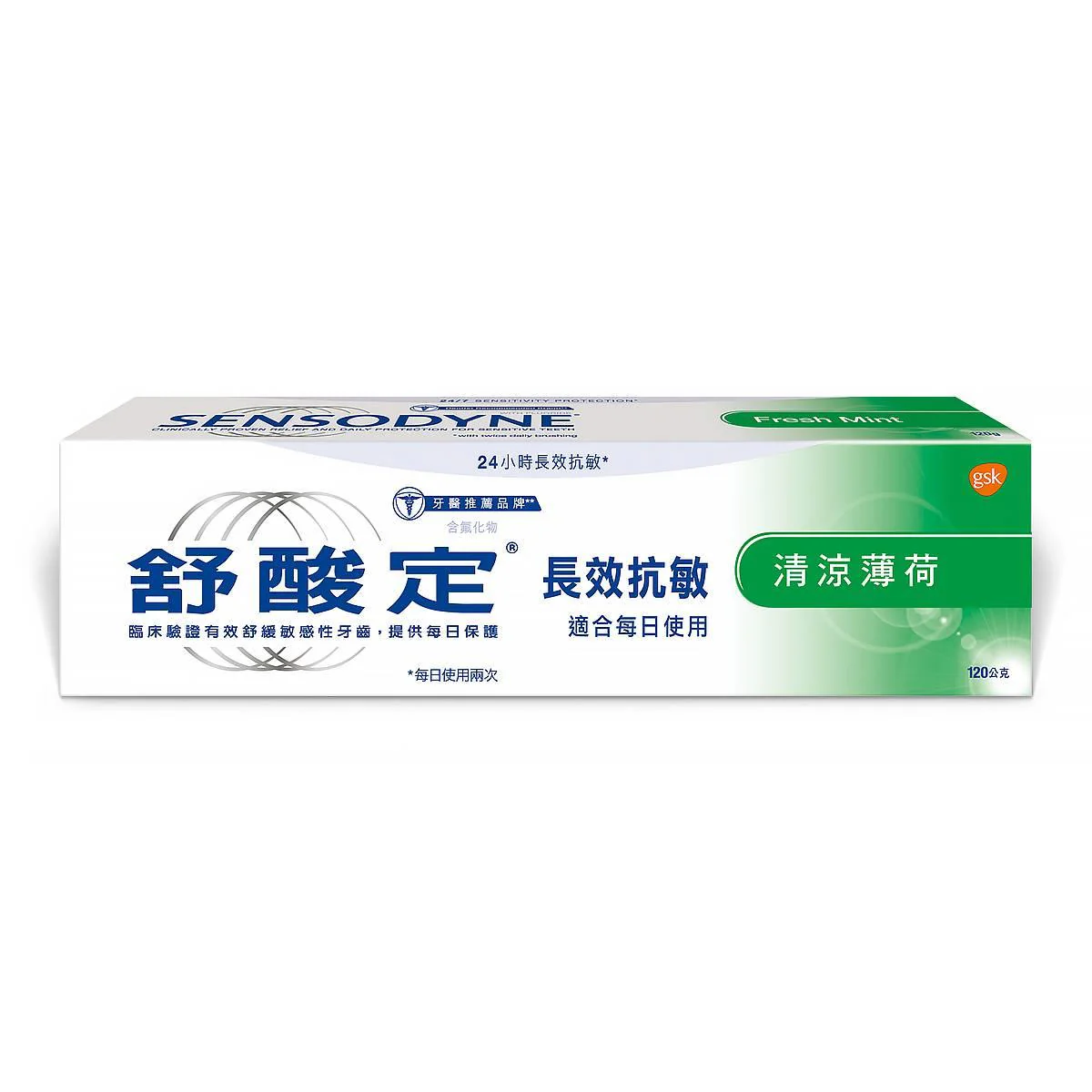 Sensodyne ่้
ธๅฎ ้ทๆๆๆๆธ
ๆถผ่่ท็่ Tooth Paste120g
