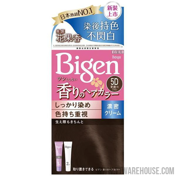 美源花 果香快速染髮霜5D深棕色