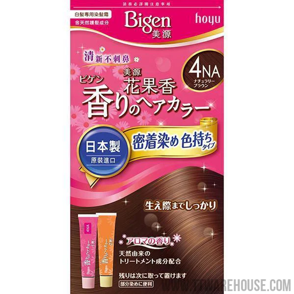 美源花 果香快速染髮霜4NA自然