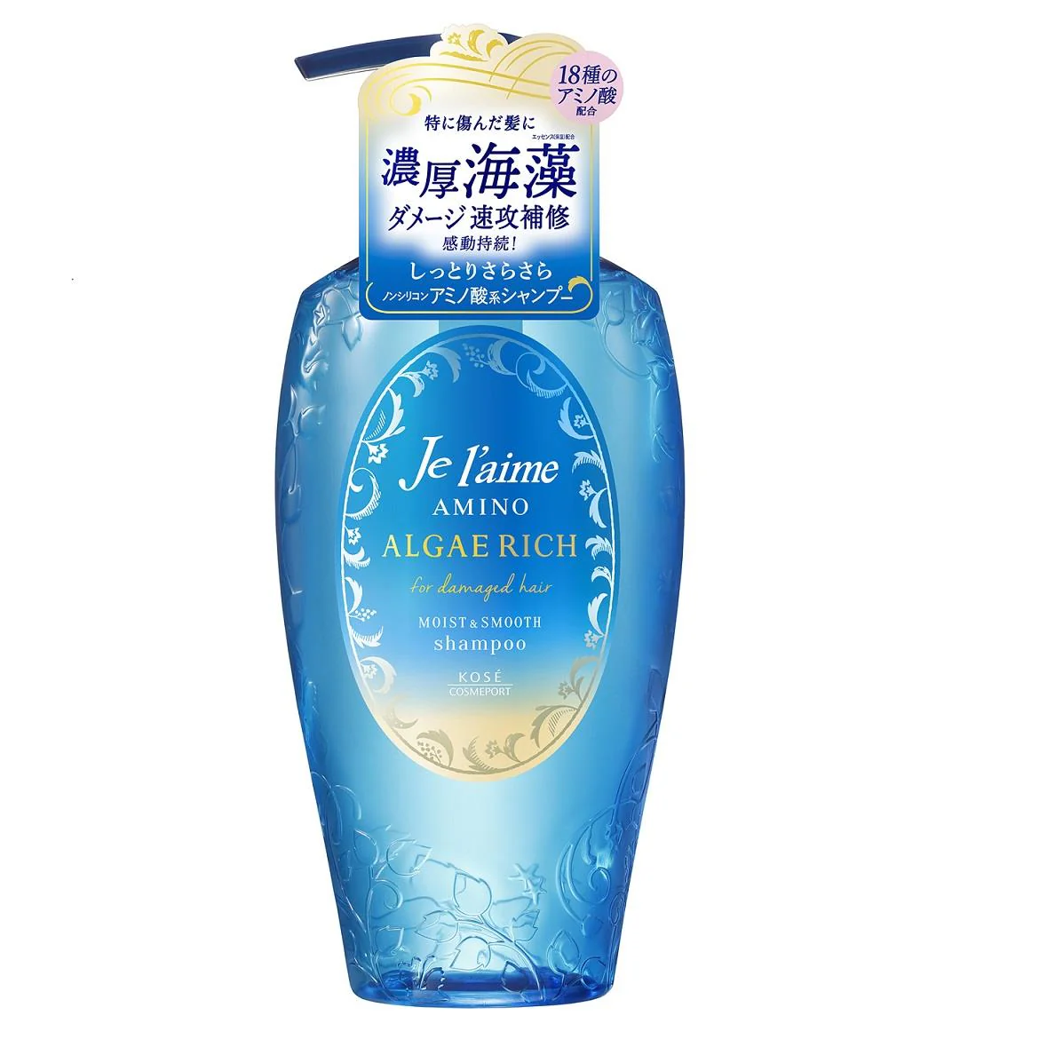 日本高絲 爵戀海藻氨基酸洗髮精水潤滑順500ml
