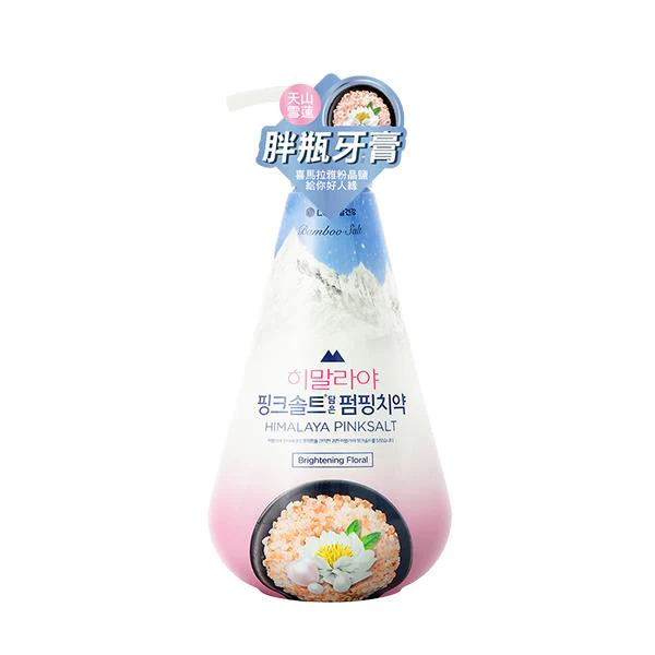 LG 喜馬拉雅粉晶鹽雪白PUMPING牙膏-天山雪蓮