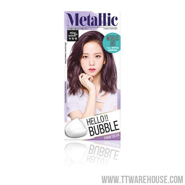 HELLO BUBBLE 泡沫染髮劑薰衣草紫-7MA Hair Color