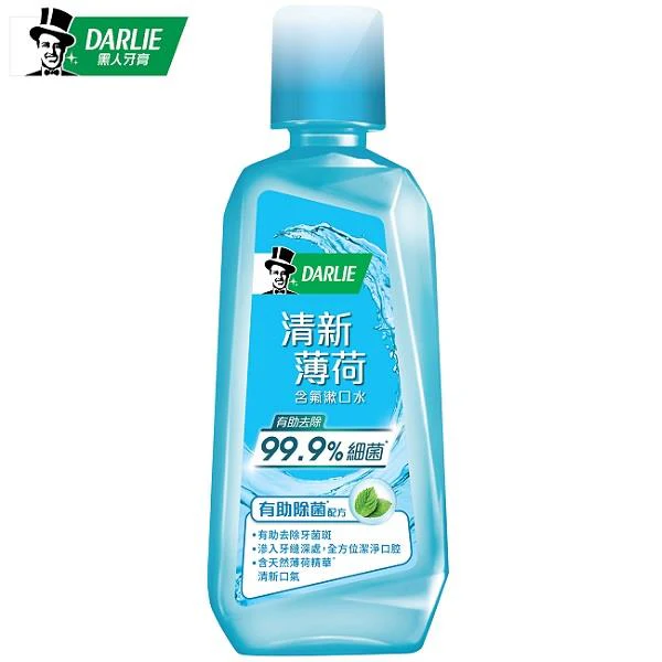 Darlie 黑人 清新薄荷漱口水500ml