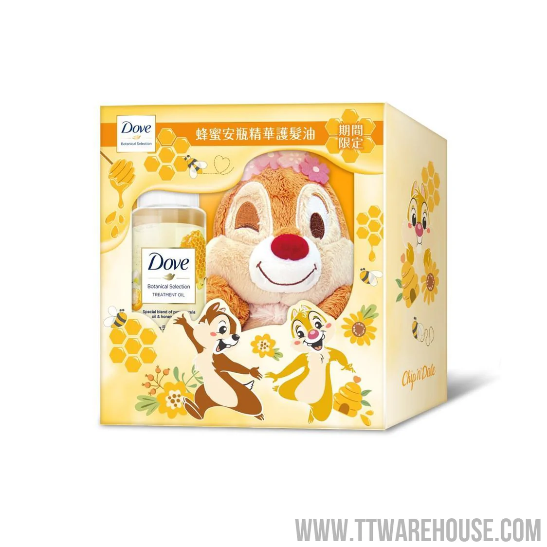 多芬 蜂蜜安瓶護髮精華油贈迪士尼玩偶（經典蒂蒂玩偶）
