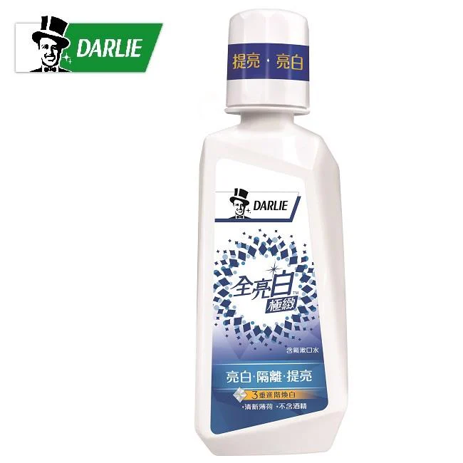 Darlie 黑人 全亮白極緻漱口水500ml