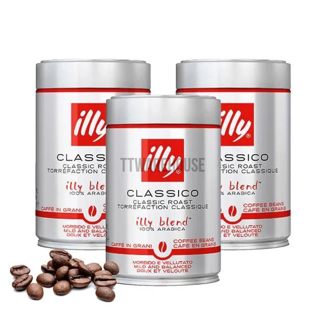 illy Classico Classic Roast illy Blend 250g 中焙咖啡豆x3罐組(250g/罐)
