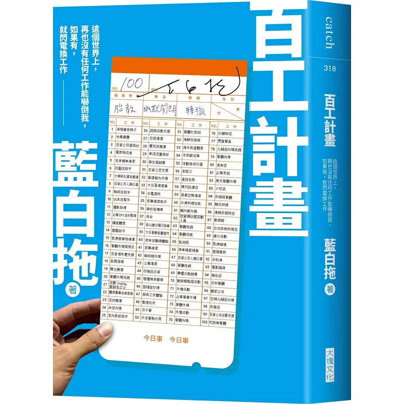 百工計畫:這個世界上,再也沒有任何工作能嚇倒我,如果有,就閃電換工作 (ISBN:9786264330954)
