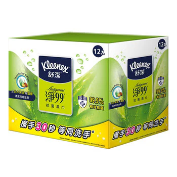 Kleenex Anti-Germ Wipe 15 Sheets X 12 Count