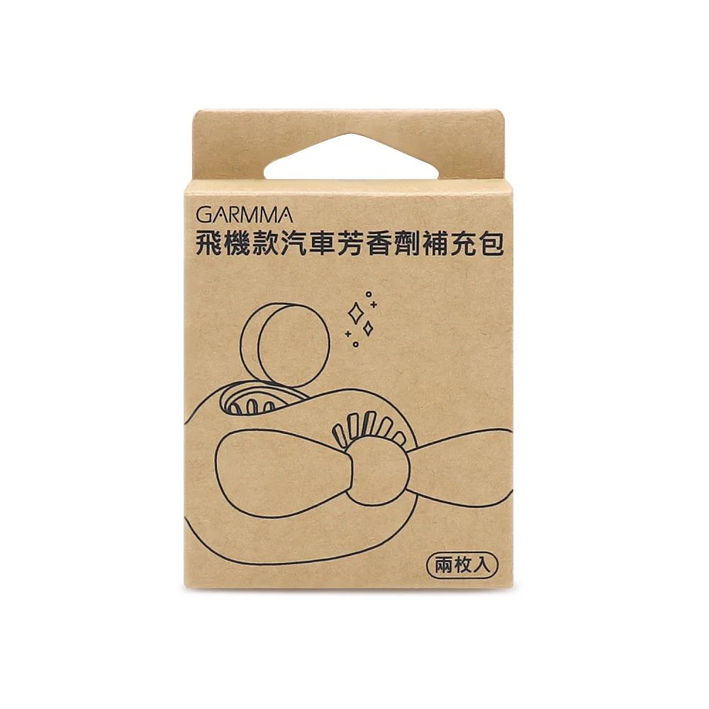 (LINE FRIENDS) BROWN＆FRIENDS 汽車芳香劑 補充包（2入）