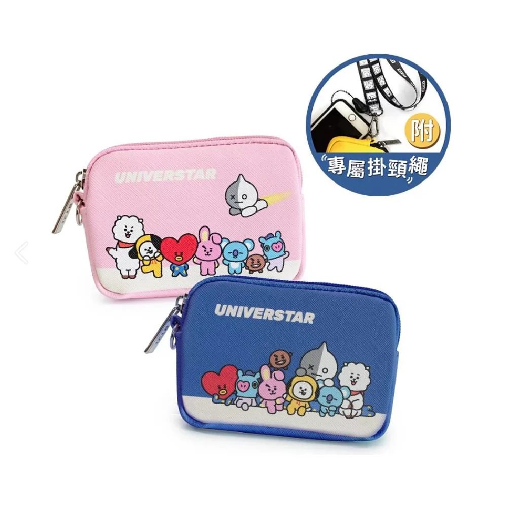 (LINE FRIENDS) BT21 零錢包 全體款 （藍色）