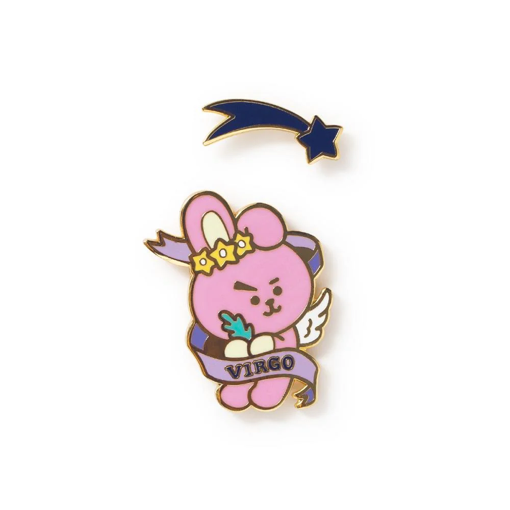 (LINE FRIENDS) BT21 COOKY 金屬徽章1（UNIVERSTAR系列）