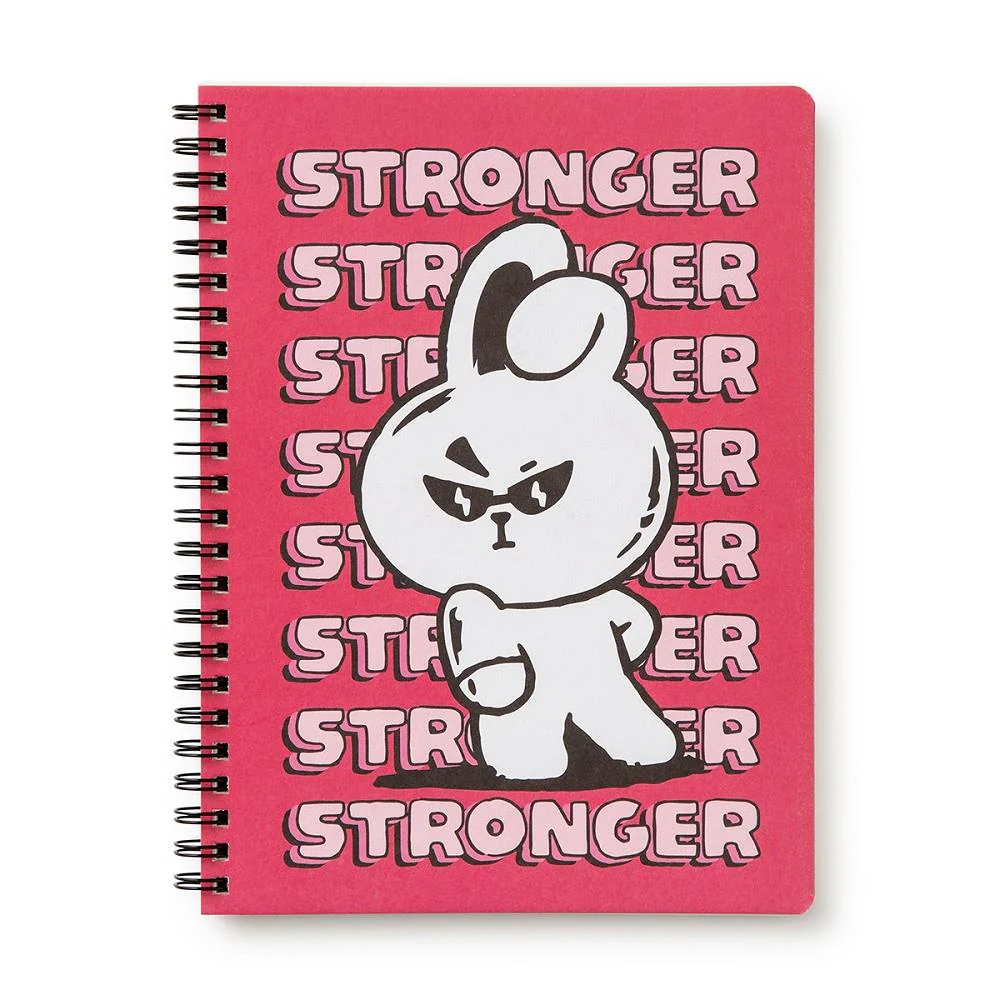 (LINE FRIENDS) BT21 COOKY A5線圈筆記本（MUSIC系列）