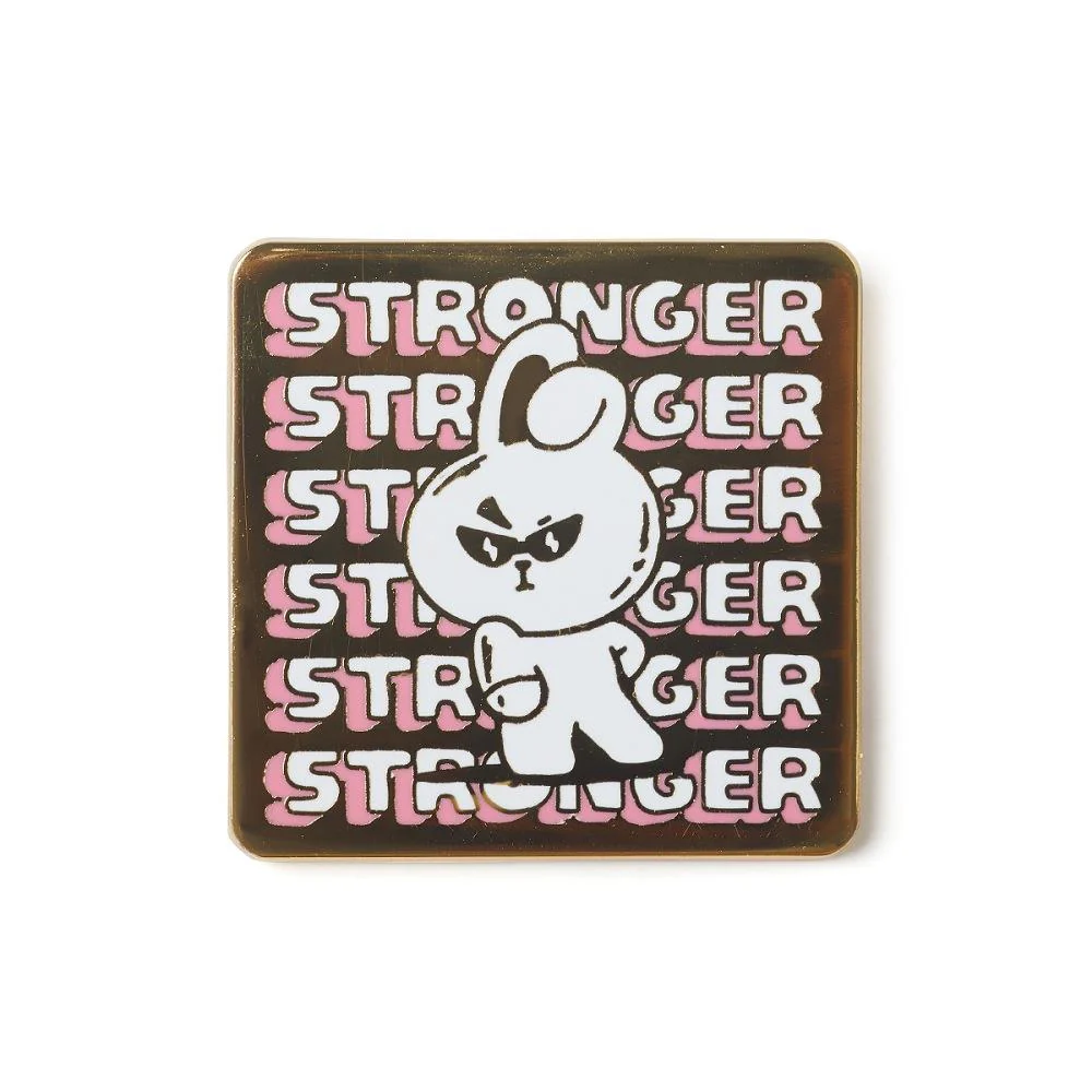 (LINE FRIENDS) BT21 COOKY 金屬胸章（MUSIC系列）