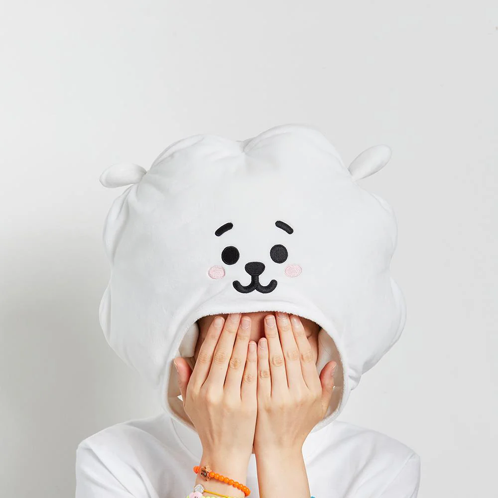 (LINE FRIENDS) BT21 RJ 玩偶造型帽 （開PARTY玩樂最夯品）