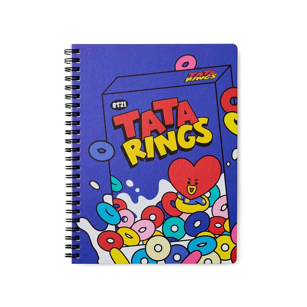 (LINE FRIENDS) BT21 TATA A5線圈筆記本（SWEET系列）