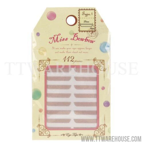 MISS BOWBOW 3M Beige Mesh Double Eyelid Enhancement Tape (Type 1) 112PCS