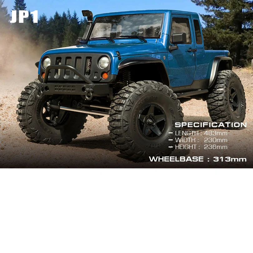 MST 531551B CFX-W RTR 313mm (2.4G) (JP1 Blue) RTR Crawler