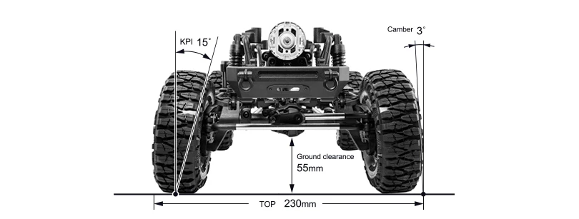 MST 531551B CFX-W RTR 313mm (2.4G) (JP1 Blue) RTR Crawler - Image 8