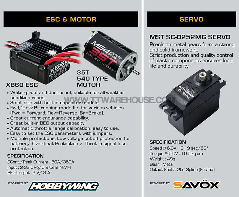 MST 531552GR CFX-W 313mm (2.4G) J45C (Gray) RTR Crawler - Image 10