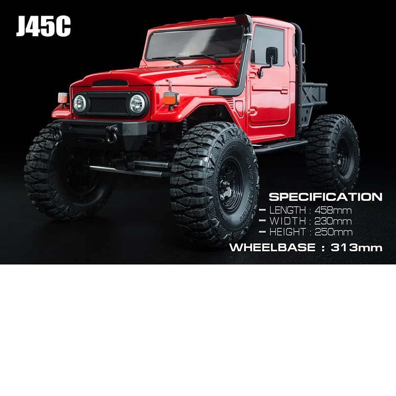 MST 531552R CFX-W 313mm (2.4G) J45C (Red) RTR Crawler - Image 13