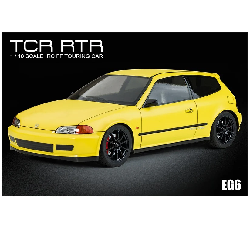 MST 531801YF TCR-FF RTR HONDA EG6 YELLOW 257mm 1/10 Touring w/ 2.4G